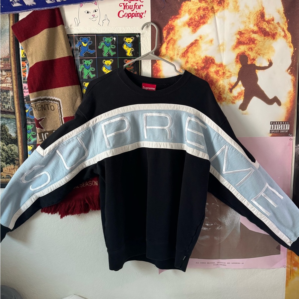 Supreme Paneled Crewneck medium